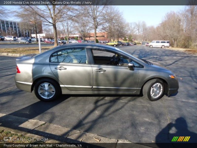Galaxy Gray Metallic / Ivory 2008 Honda Civic Hybrid Sedan