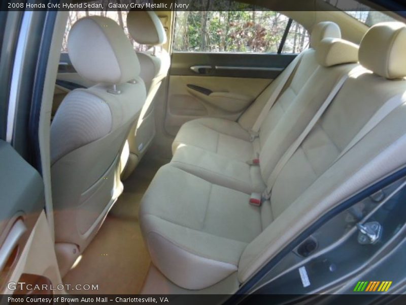 Galaxy Gray Metallic / Ivory 2008 Honda Civic Hybrid Sedan