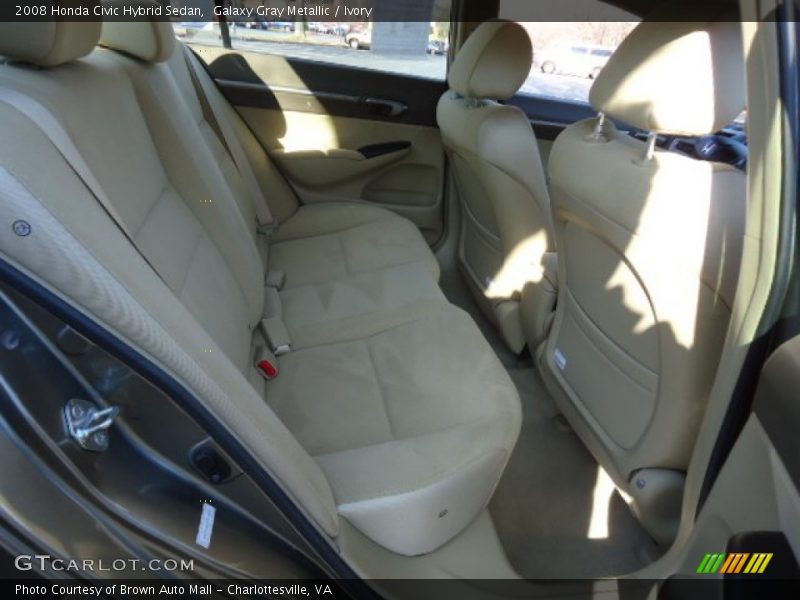 Galaxy Gray Metallic / Ivory 2008 Honda Civic Hybrid Sedan