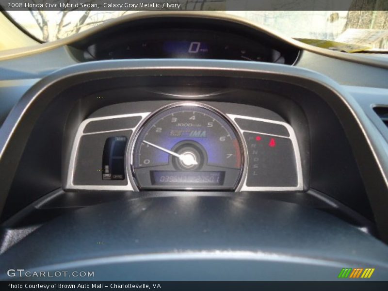 Galaxy Gray Metallic / Ivory 2008 Honda Civic Hybrid Sedan