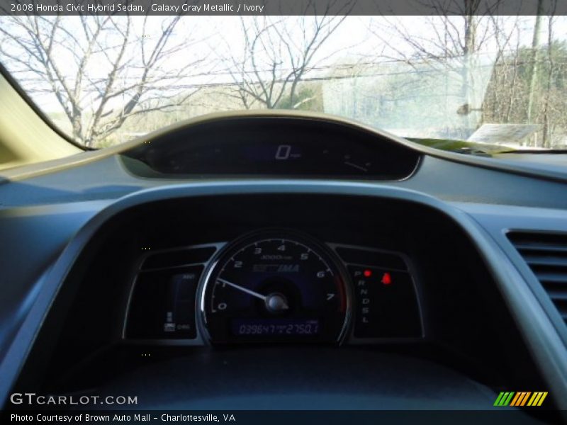 Galaxy Gray Metallic / Ivory 2008 Honda Civic Hybrid Sedan