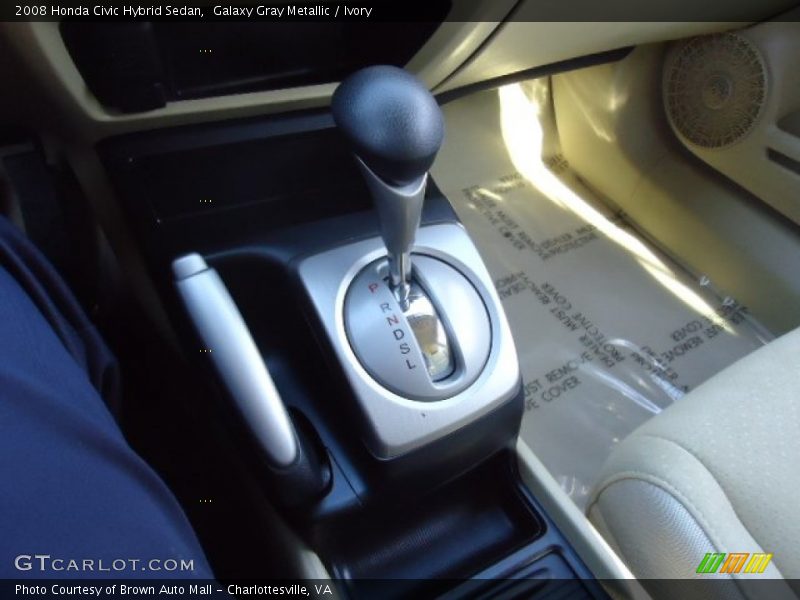 Galaxy Gray Metallic / Ivory 2008 Honda Civic Hybrid Sedan