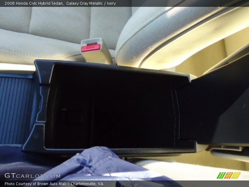 Galaxy Gray Metallic / Ivory 2008 Honda Civic Hybrid Sedan