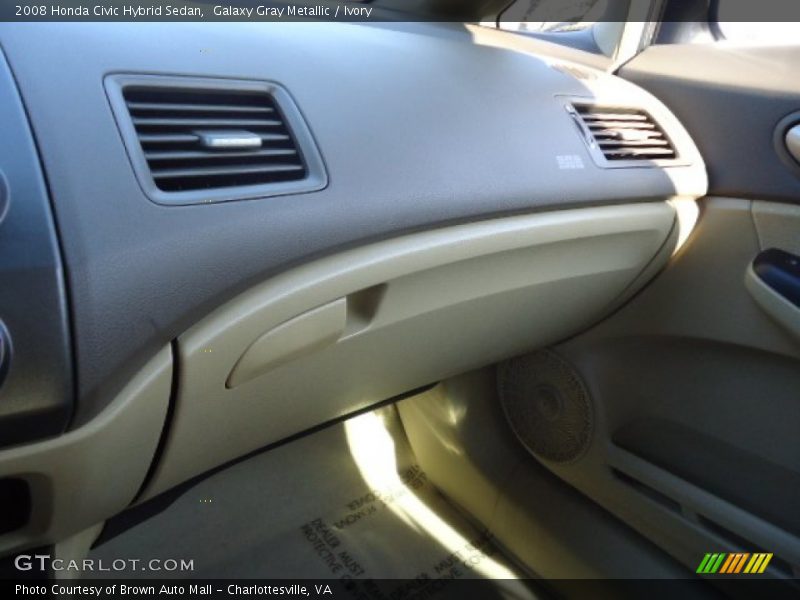 Galaxy Gray Metallic / Ivory 2008 Honda Civic Hybrid Sedan