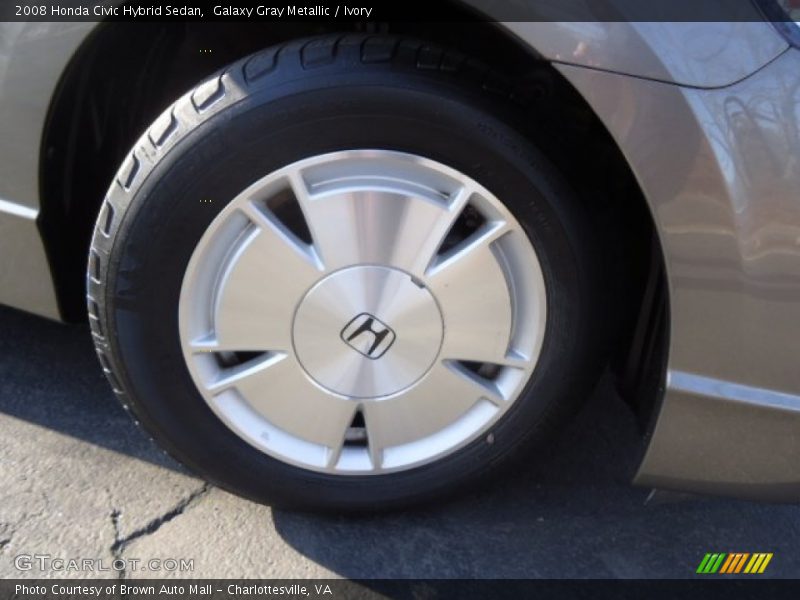 Galaxy Gray Metallic / Ivory 2008 Honda Civic Hybrid Sedan