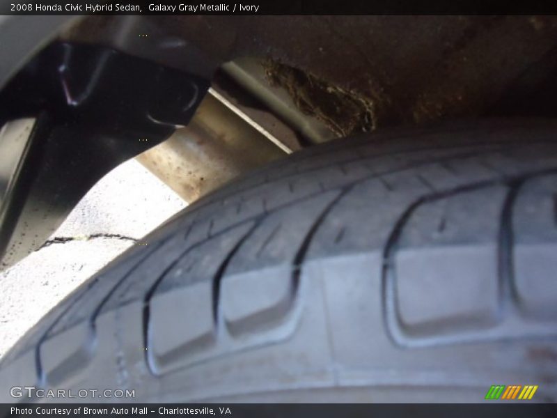 Galaxy Gray Metallic / Ivory 2008 Honda Civic Hybrid Sedan