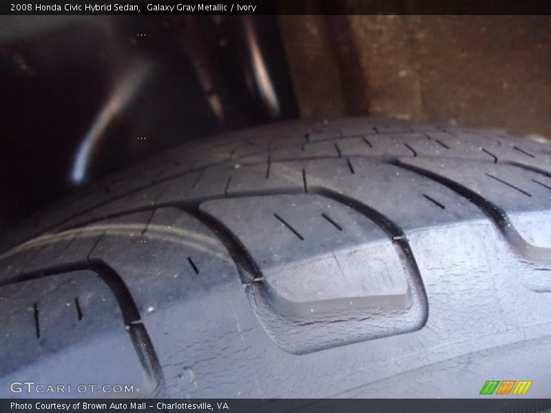 Galaxy Gray Metallic / Ivory 2008 Honda Civic Hybrid Sedan