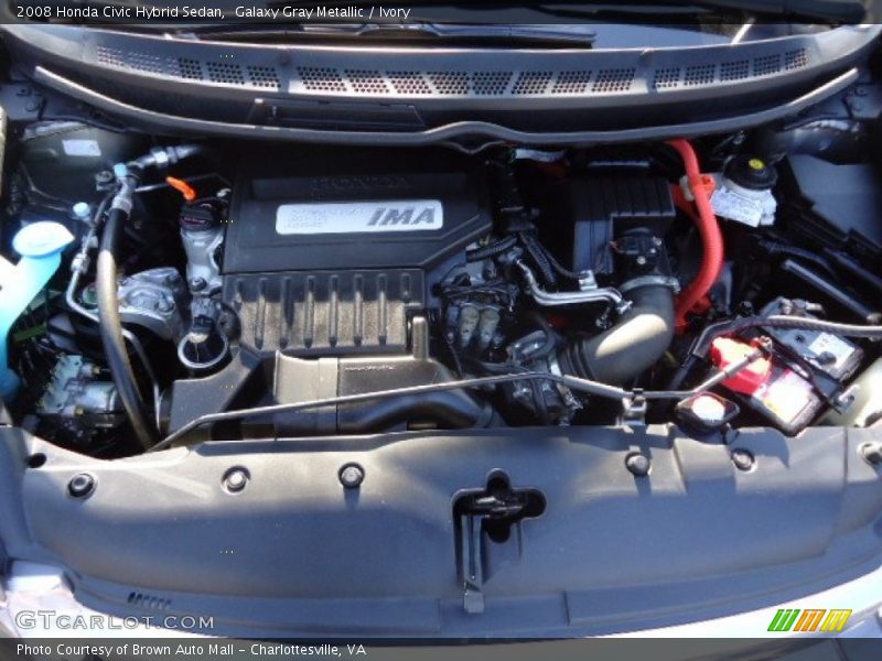 Galaxy Gray Metallic / Ivory 2008 Honda Civic Hybrid Sedan