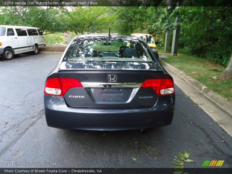 Magnetic Pearl / Blue 2009 Honda Civic Hybrid Sedan