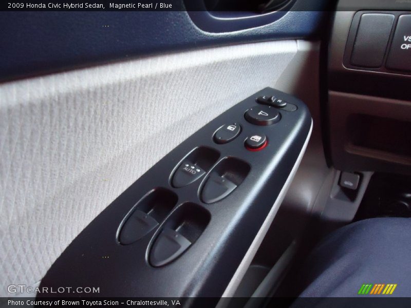 Magnetic Pearl / Blue 2009 Honda Civic Hybrid Sedan