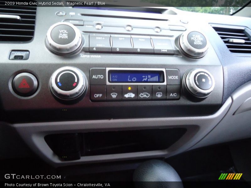 Magnetic Pearl / Blue 2009 Honda Civic Hybrid Sedan