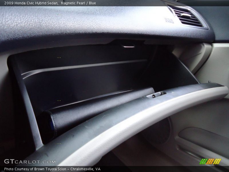 Magnetic Pearl / Blue 2009 Honda Civic Hybrid Sedan