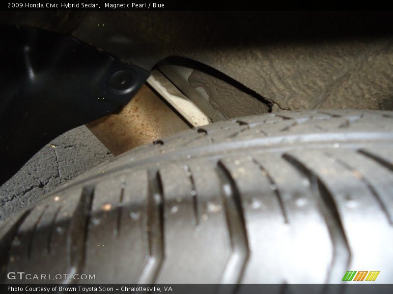 Magnetic Pearl / Blue 2009 Honda Civic Hybrid Sedan