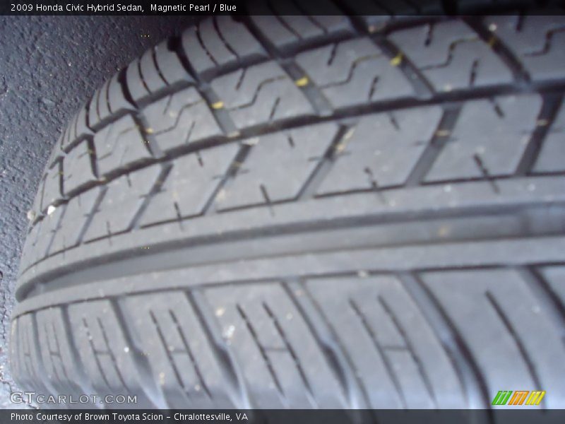 Magnetic Pearl / Blue 2009 Honda Civic Hybrid Sedan
