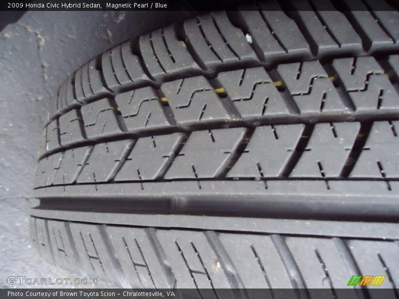 Magnetic Pearl / Blue 2009 Honda Civic Hybrid Sedan