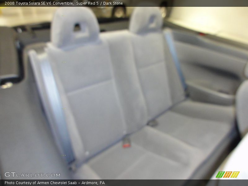 Super Red 5 / Dark Stone 2008 Toyota Solara SE V6 Convertible