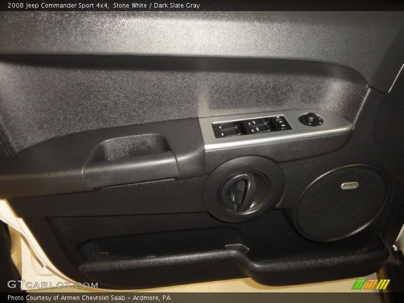 Stone White / Dark Slate Gray 2008 Jeep Commander Sport 4x4
