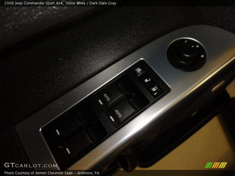 Stone White / Dark Slate Gray 2008 Jeep Commander Sport 4x4