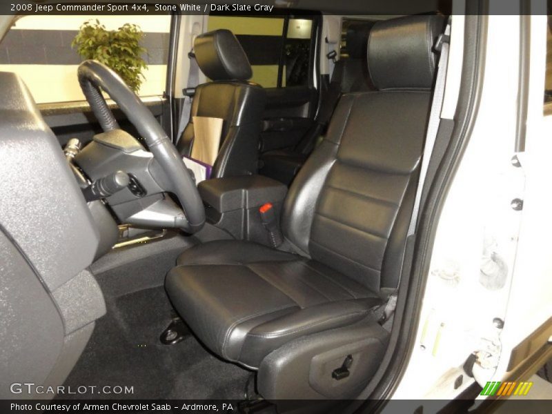 Stone White / Dark Slate Gray 2008 Jeep Commander Sport 4x4
