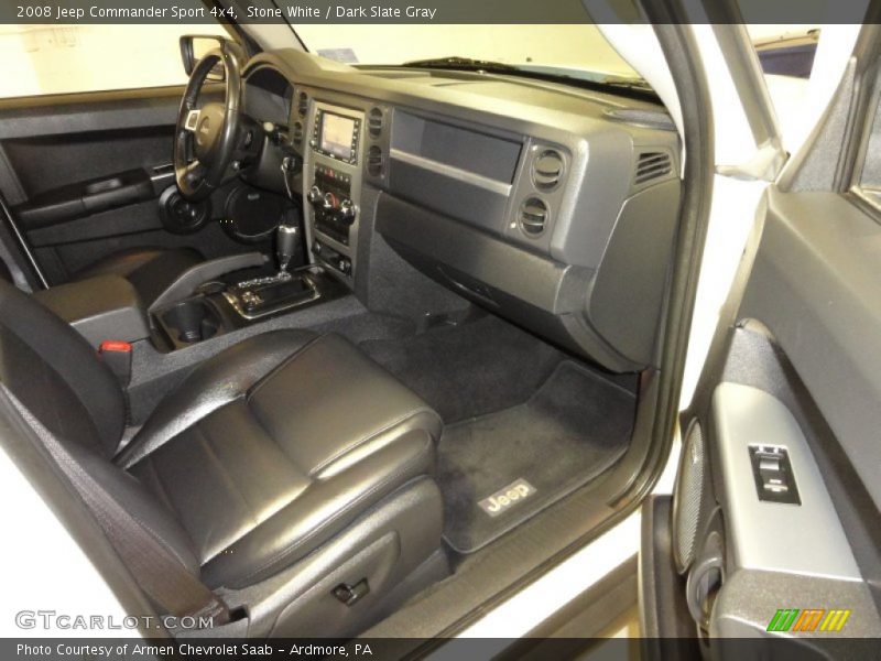 Stone White / Dark Slate Gray 2008 Jeep Commander Sport 4x4