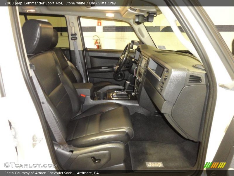 Stone White / Dark Slate Gray 2008 Jeep Commander Sport 4x4