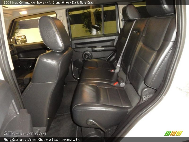 Stone White / Dark Slate Gray 2008 Jeep Commander Sport 4x4
