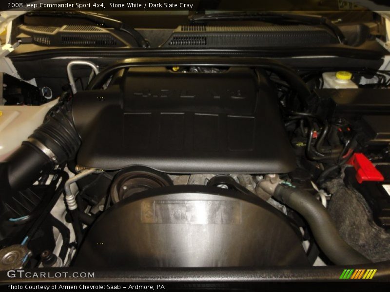 Stone White / Dark Slate Gray 2008 Jeep Commander Sport 4x4