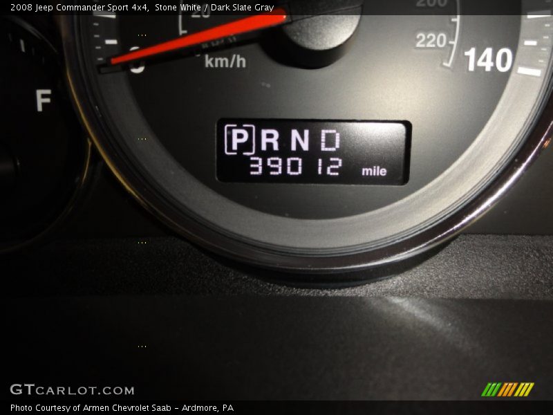 Stone White / Dark Slate Gray 2008 Jeep Commander Sport 4x4