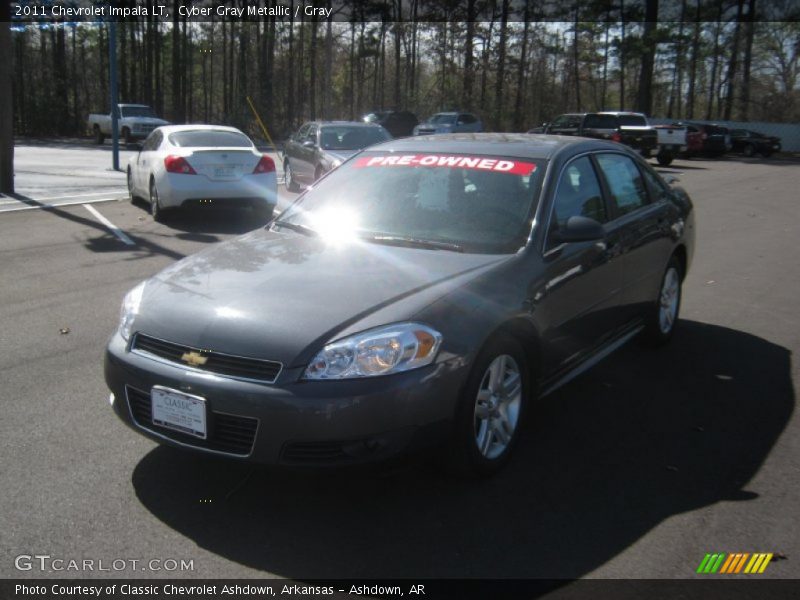 Cyber Gray Metallic / Gray 2011 Chevrolet Impala LT