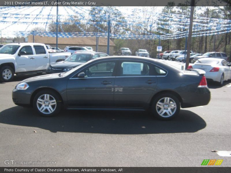 Cyber Gray Metallic / Gray 2011 Chevrolet Impala LT