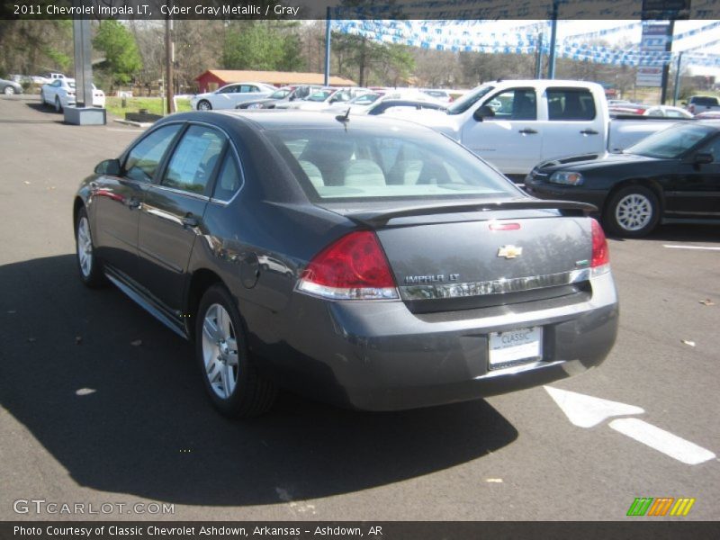 Cyber Gray Metallic / Gray 2011 Chevrolet Impala LT