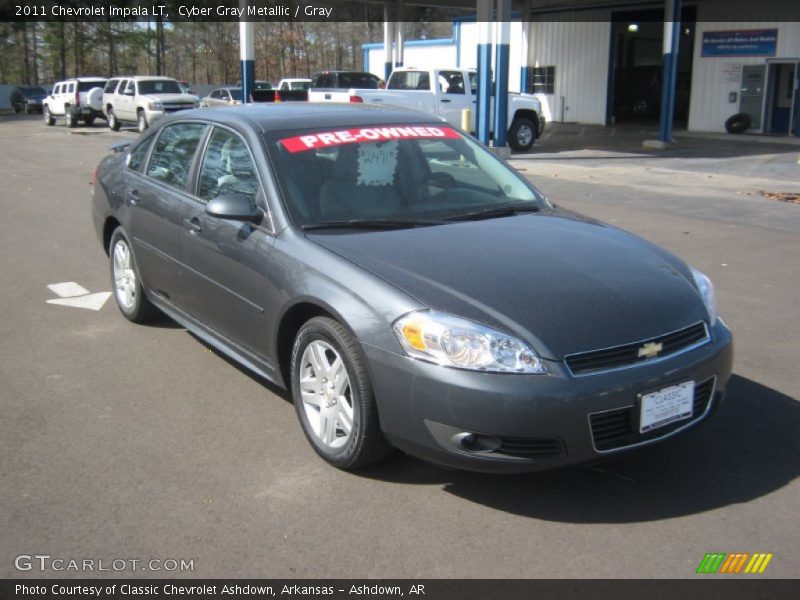 Cyber Gray Metallic / Gray 2011 Chevrolet Impala LT