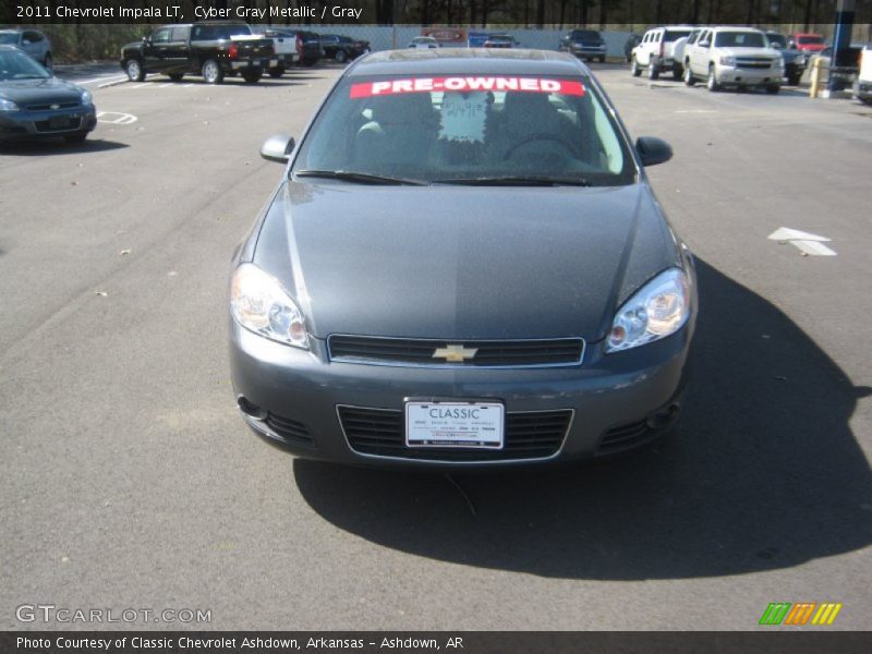 Cyber Gray Metallic / Gray 2011 Chevrolet Impala LT