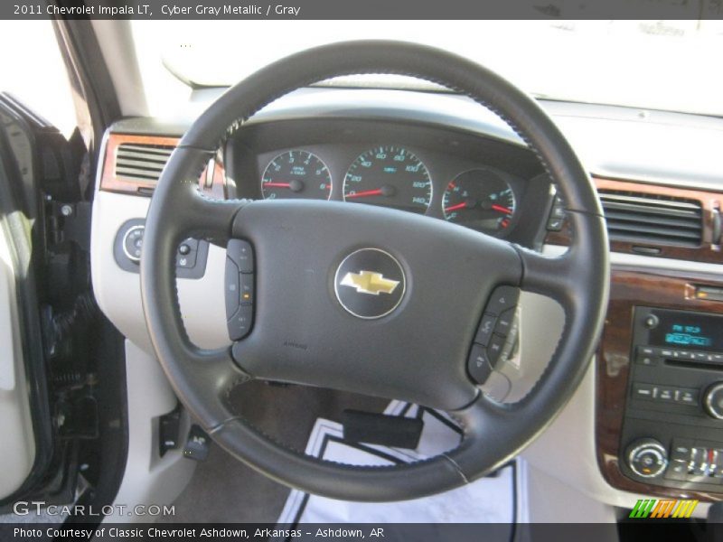 Cyber Gray Metallic / Gray 2011 Chevrolet Impala LT