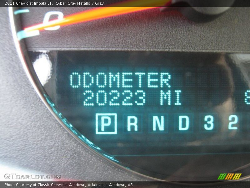 Cyber Gray Metallic / Gray 2011 Chevrolet Impala LT