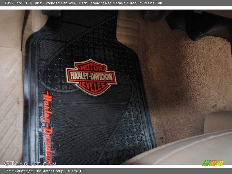 Dark Toreador Red Metallic / Medium Prairie Tan 1999 Ford F150 Lariat Extended Cab 4x4