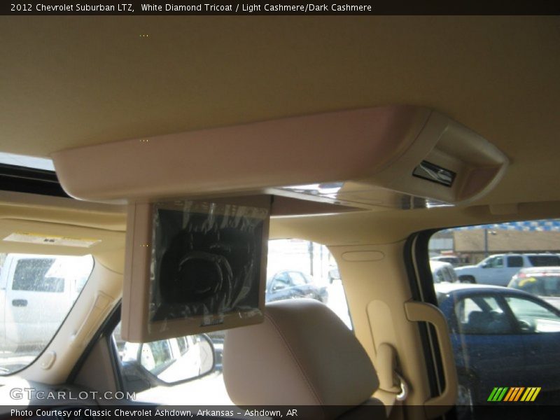 White Diamond Tricoat / Light Cashmere/Dark Cashmere 2012 Chevrolet Suburban LTZ