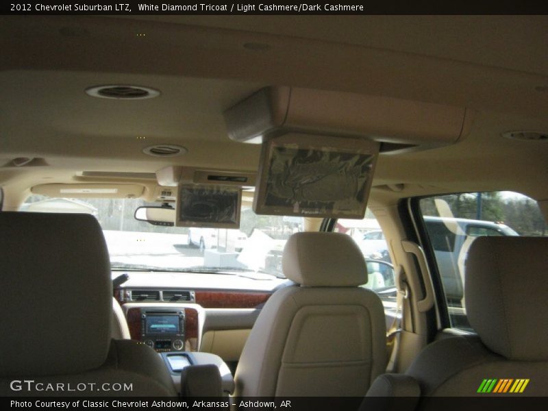 White Diamond Tricoat / Light Cashmere/Dark Cashmere 2012 Chevrolet Suburban LTZ