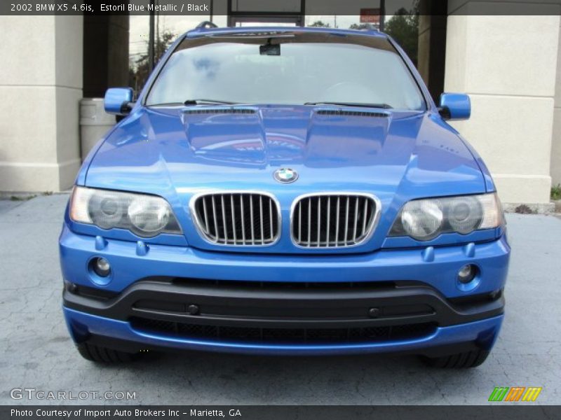 Estoril Blue Metallic / Black 2002 BMW X5 4.6is