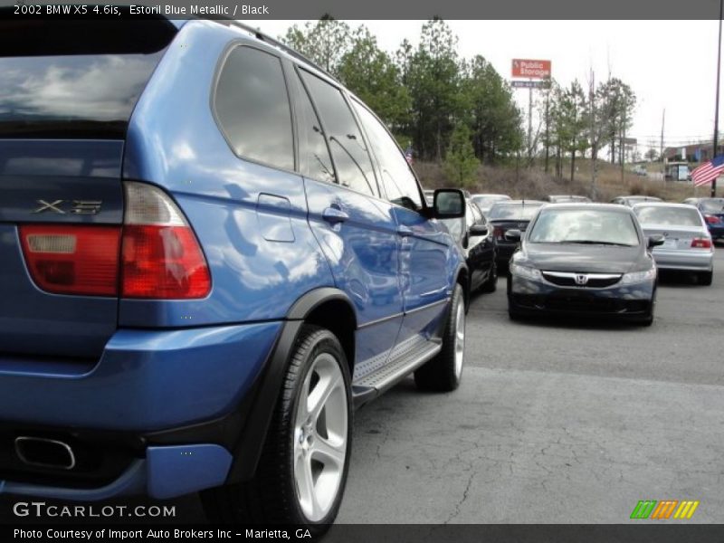 Estoril Blue Metallic / Black 2002 BMW X5 4.6is