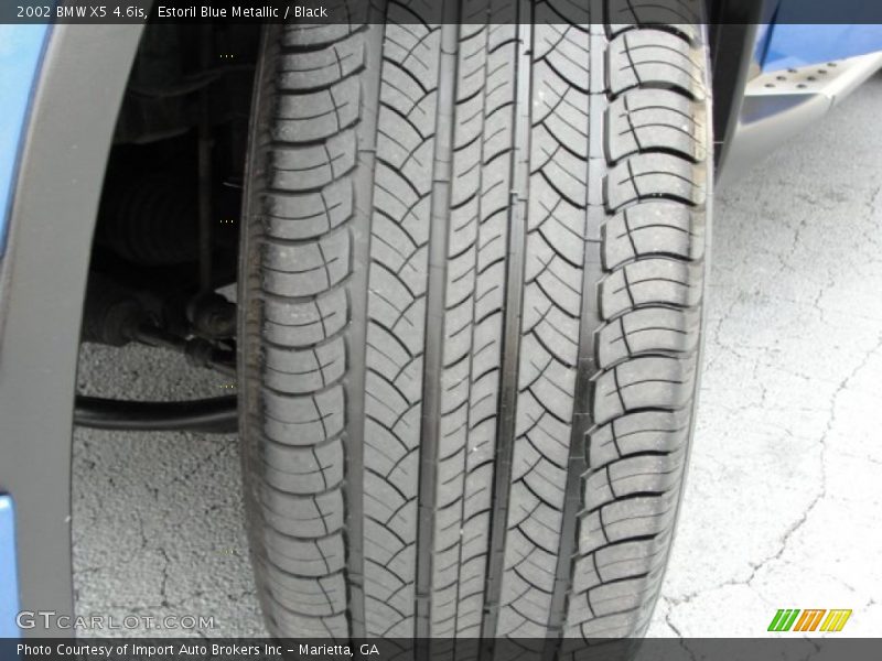Estoril Blue Metallic / Black 2002 BMW X5 4.6is