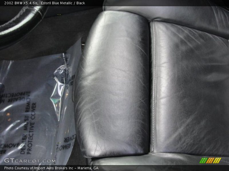 Estoril Blue Metallic / Black 2002 BMW X5 4.6is