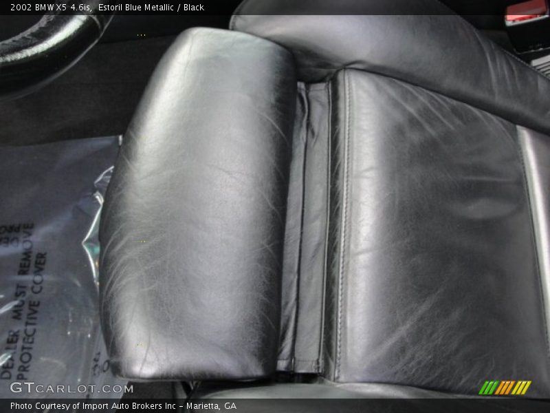 Estoril Blue Metallic / Black 2002 BMW X5 4.6is