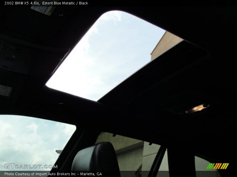 Estoril Blue Metallic / Black 2002 BMW X5 4.6is