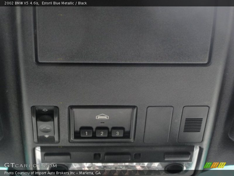 Estoril Blue Metallic / Black 2002 BMW X5 4.6is