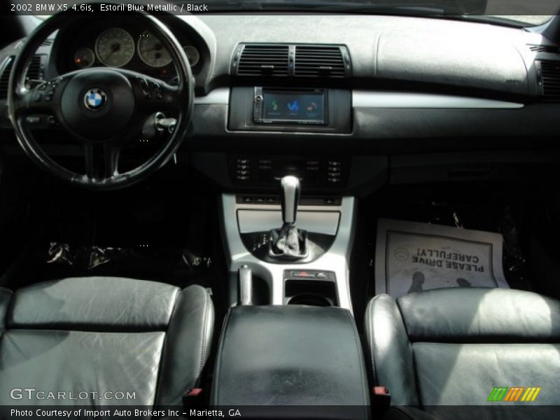 Estoril Blue Metallic / Black 2002 BMW X5 4.6is