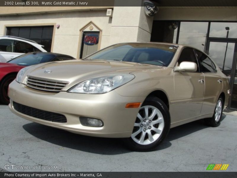 Mystic Gold Metallic / Ivory 2002 Lexus ES 300