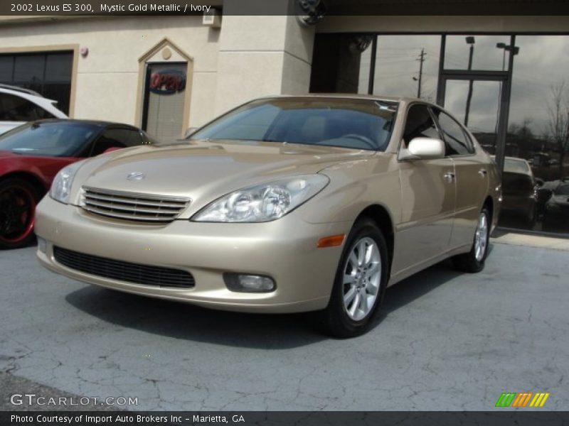Mystic Gold Metallic / Ivory 2002 Lexus ES 300