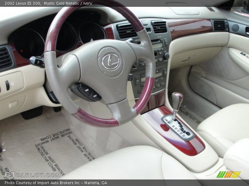 Mystic Gold Metallic / Ivory 2002 Lexus ES 300