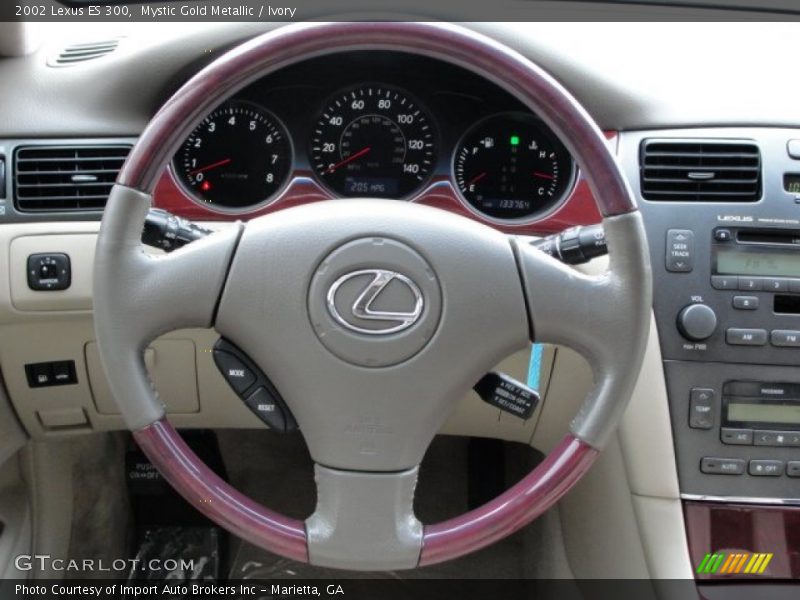 Mystic Gold Metallic / Ivory 2002 Lexus ES 300